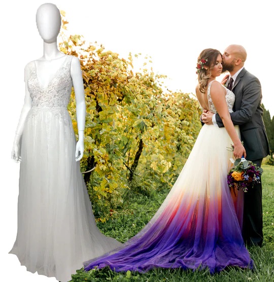 Dyeing Service Hana Novias Bridal